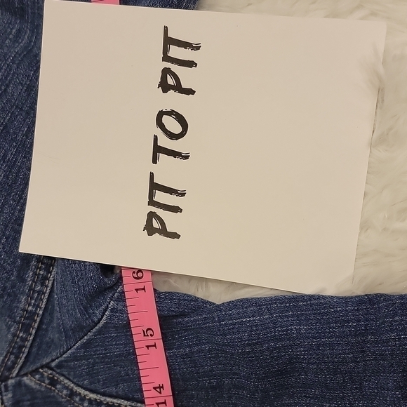 ADORABLE button up jean jacket size small - Picture 10 of 14